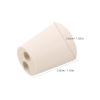 Alasum Conical Rubber Stoppers with Two Holes, 10-Pack view 2