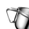 KiraKira Efficient Stainless Steel Egg Yolk Separator, Quick-Clean Design, Silver view 3