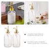 GLSTOY 2-Piece Glass Syrup Dispenser Set, 500 ml, Stainless Steel and PP Pump, for Home and Kitchen view 3