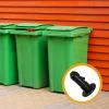 Trash Can Lid Locks, 8-Piece Plastic Connectors for Wheeled Bins view 4