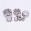 NPT Female Round End Cap, 201/304/316 Stainless Steel Pipe Fitting, 1/8 in to 4 in (NPT SS304, Round, 3 in) view 2