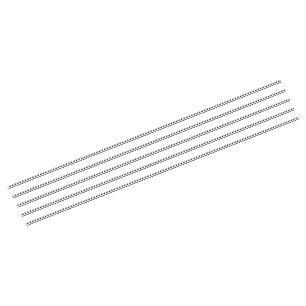 2-Piece 304 Stainless Steel Rods, 8 mm x 153 mm, Solid Round Shafts for DIY Crafting, Model Building, and Metalworking (5 pcs, 3.5 mm x 356 mm)