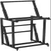 Durable Badminton Racket Cart with Wheels, Double-Tier Design, Extra-Large Capacity view 1