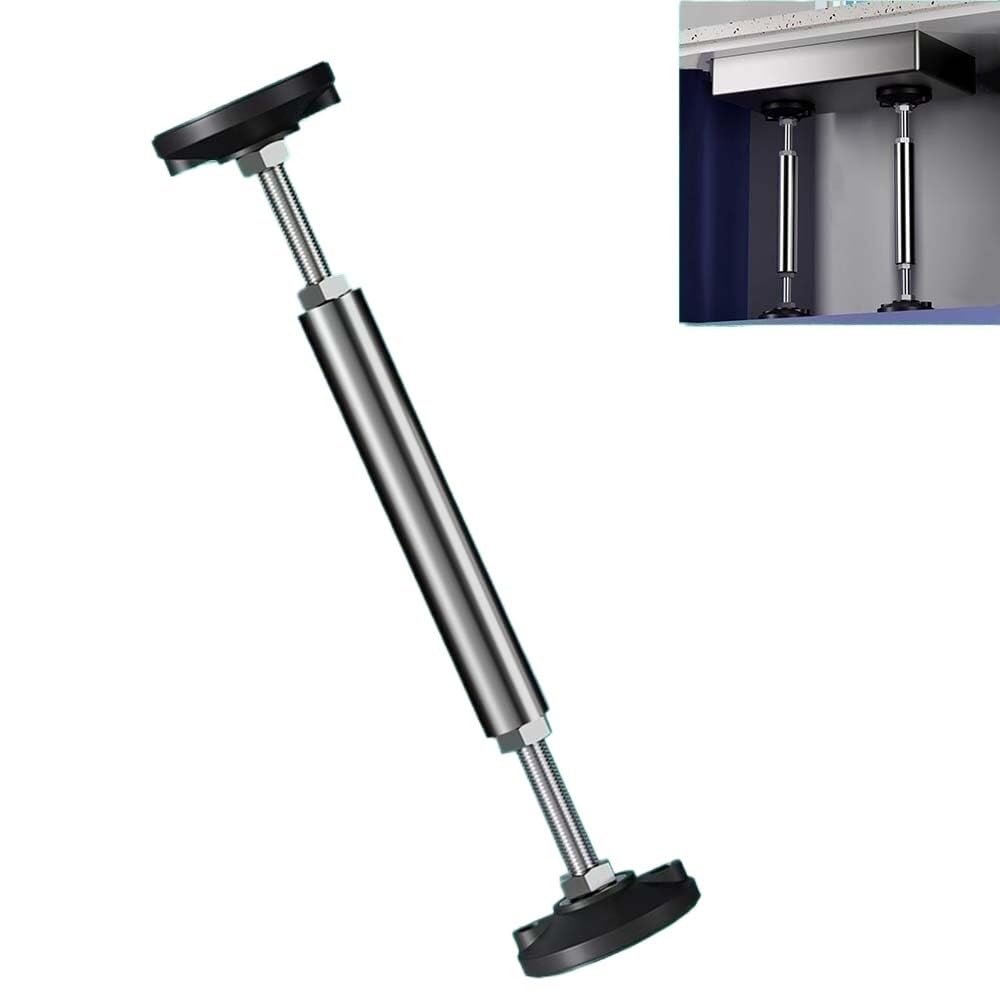 Adjustable Telescopic Sink Support, Drill-Free Undermount Bracket, Stainless Steel Support Bar, 37–42 cm Height, Repair Kit
