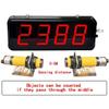 4-Digit Infrared Digital Counter with LED Display, up to 9999, for Industrial Production Lines and Conveyor Belts view 2