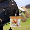 SueaLe Portable Golf Tee Storage Bag with Clip, Transparent and Lightweight view 2