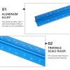 INOOMP Triangular Aluminum Engineer Scale Ruler for Architecture and Construction view 3