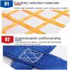 Heavy-Duty Polyester Cargo Lifting Net, 2 × 2 m, 20 cm Mesh, 3.5 t Capacity view 2