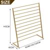 Freestanding Scarf Organizer and Multi-Purpose Garment Rack, Black view 2