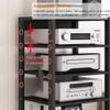 5-Tier Audio/Video Rack, AV Stereo Media Tower and Turntable Console with Adjustable Shelves (5-Tier-2) view 4