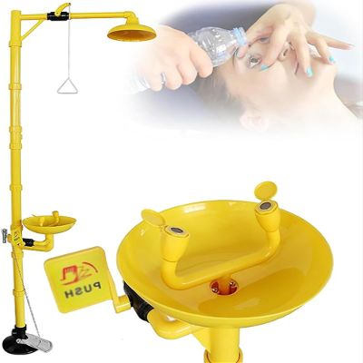 Generic Combined Emergency Shower and Eyewash Station