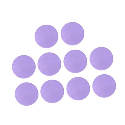 rockible 10 Soccer Markers, Flat Cones, Multi-Purpose Field Markers, Agility Training Equipment, Dark Purple
