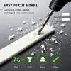 Purzen Fiberglass Composite Flat Bar, White, Rounded Edge, 500 mm, 3 mm × 19 mm view 4