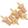 Garneck Pneumatic Copper Air Filters, 5-Pack | M5 Air Mufflers for Fog Machines view 1