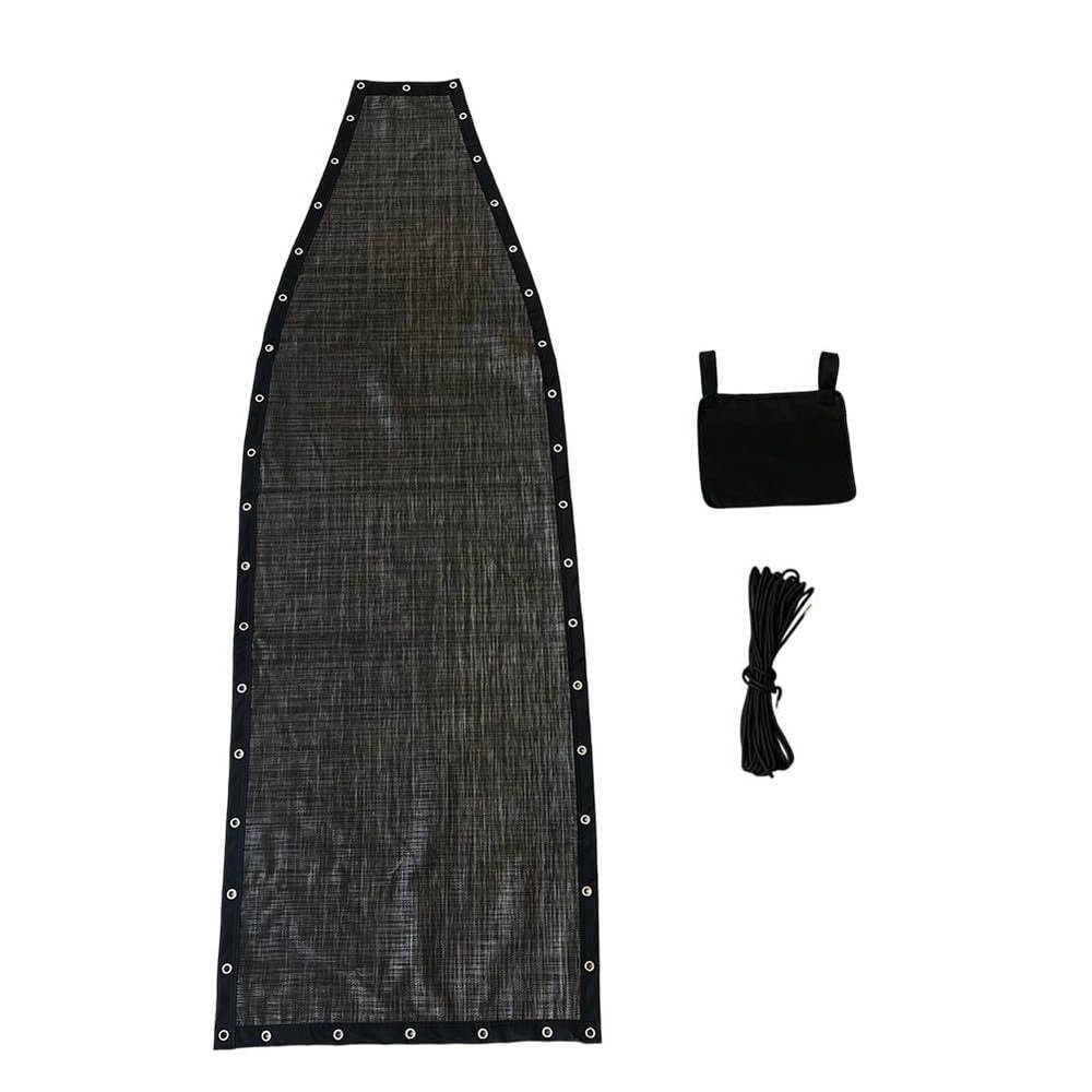 NINMORTH Textilene Replacement Fabric for Black-Gray Hanging Chair, 64 x 197 x 23 cm