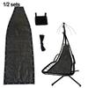 NINMORTH Textilene Replacement Fabric for Black-Gray Hanging Chair, 64 x 197 x 23 cm view 3