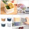 jojofuny Food Storage Containers for Ginger and Garlic with Drain Baskets, 4-Piece Set view 3