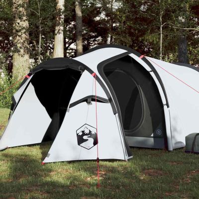 Hompiper Tunnel Camping Tent for 2 People, White/Dark, Waterproof, Model 94389