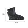 AsrMyjcx Waterproof PU and Plush Golf Putter Cover, Black view 3