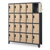 Jan Nowak Metal Locker Cabinet for 20 Users, Lockable, 172 x 136 x 45 cm view 1