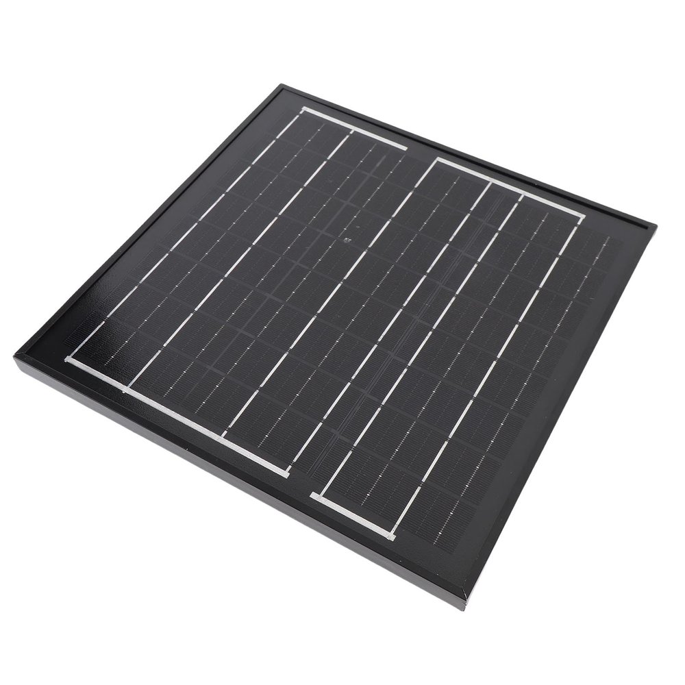 Badafaci 8 W Solar Roof Attic Fan, Waterproof Ventilation System, Black