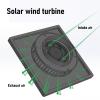 Badafaci 8 W Solar Roof Attic Fan, Waterproof Ventilation System, Black view 3