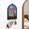 Hand-Painted Gothic Wooden Wall Organizer view 4