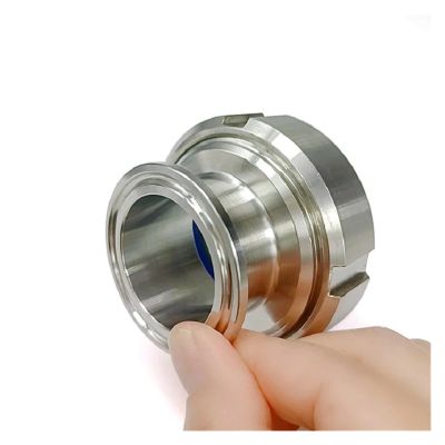 25–102 mm Pipe OD, OD50.5/64/102 mm SUS 304 Three-Clip Manhole Interior-View Glass Observation Window Mirror (25 mm Ferrule, 50.5)