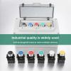 22 mm Waterproof Momentary/Self-Resetting/Self-Locking Flat Round-Head Push Button Switch, 10 A, 1NO/1NC, Blue, 1NO view 3