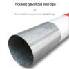 High-Visibility Metal Safety Bollard with Reflective Stripes view 3