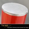 High-Visibility Metal Safety Bollard with Reflective Stripes view 4