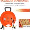 Groundwater Level Meter, 10–300 m Water Depth Meter, Electronic Well Water Meter with Steel Tape and Fixed Probe view 4