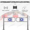 IndustrialSwing Gate, Metal Entrance Gate for Warehouses, Stores, and Shopping Centers, 1 m Wide view 3