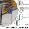 IndustrialSwing Gate, Metal Entrance Gate for Warehouses, Stores, and Shopping Centers, 1 m Wide view 4