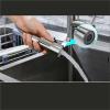 Kitchen Faucet with Pull-Out Function, Brushed Nickel Stainless Steel, Black, Mixer Faucet for Sink (WHITE) view 4