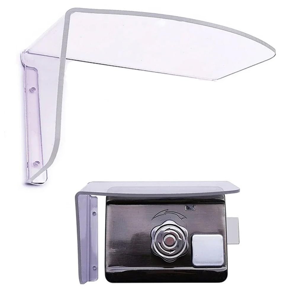 NINMORTH Transparent Acrylic Rain Cover for Outdoor Electronic Locks