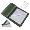 GOUJIAN Tent Groundsheet, 300 x 250 cm, Waterproof, Thickened, Foldable, with 4 Pegs view 1