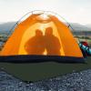 GOUJIAN Tent Groundsheet, 300 x 250 cm, Waterproof, Thickened, Foldable, with 4 Pegs view 2