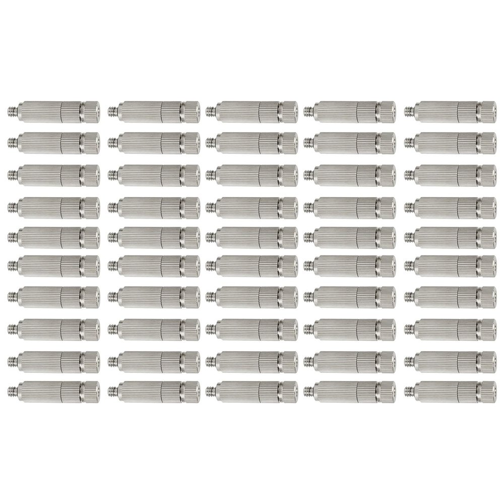 50 Brass Fine-Mist Nozzles, 0.30 mm Three-Section Extended Aperture, 3010