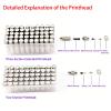 50 Brass Fine-Mist Nozzles, 0.30 mm Three-Section Extended Aperture, 3010 view 2