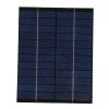 Yechiry 6 W Solar Panel Charger, Polycrystalline Silicon, USB Type-C Output for Lights, Fans, and Security Cameras view 3