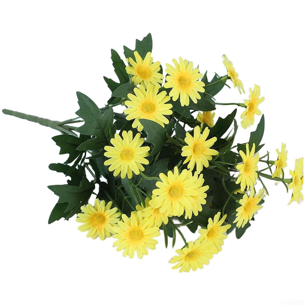 Artificial Silk Daisy Bouquet, Yellow
