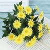 Artificial Silk Daisy Bouquet, Yellow view 4