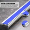 L-Shaped Stair Edge Profile with Replaceable Rubber Insert, Gray view 4