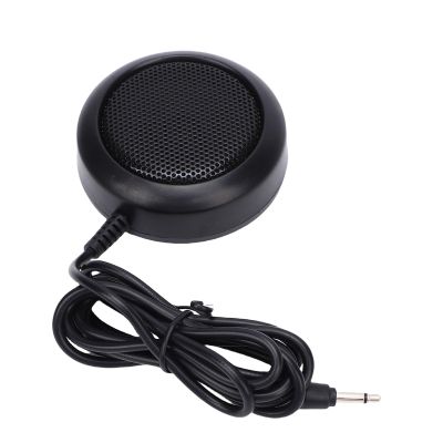 Hamwesh CB Radio Speaker, Compact 3.5 mm Plug, 1 W, External Speaker with Adhesive Mount