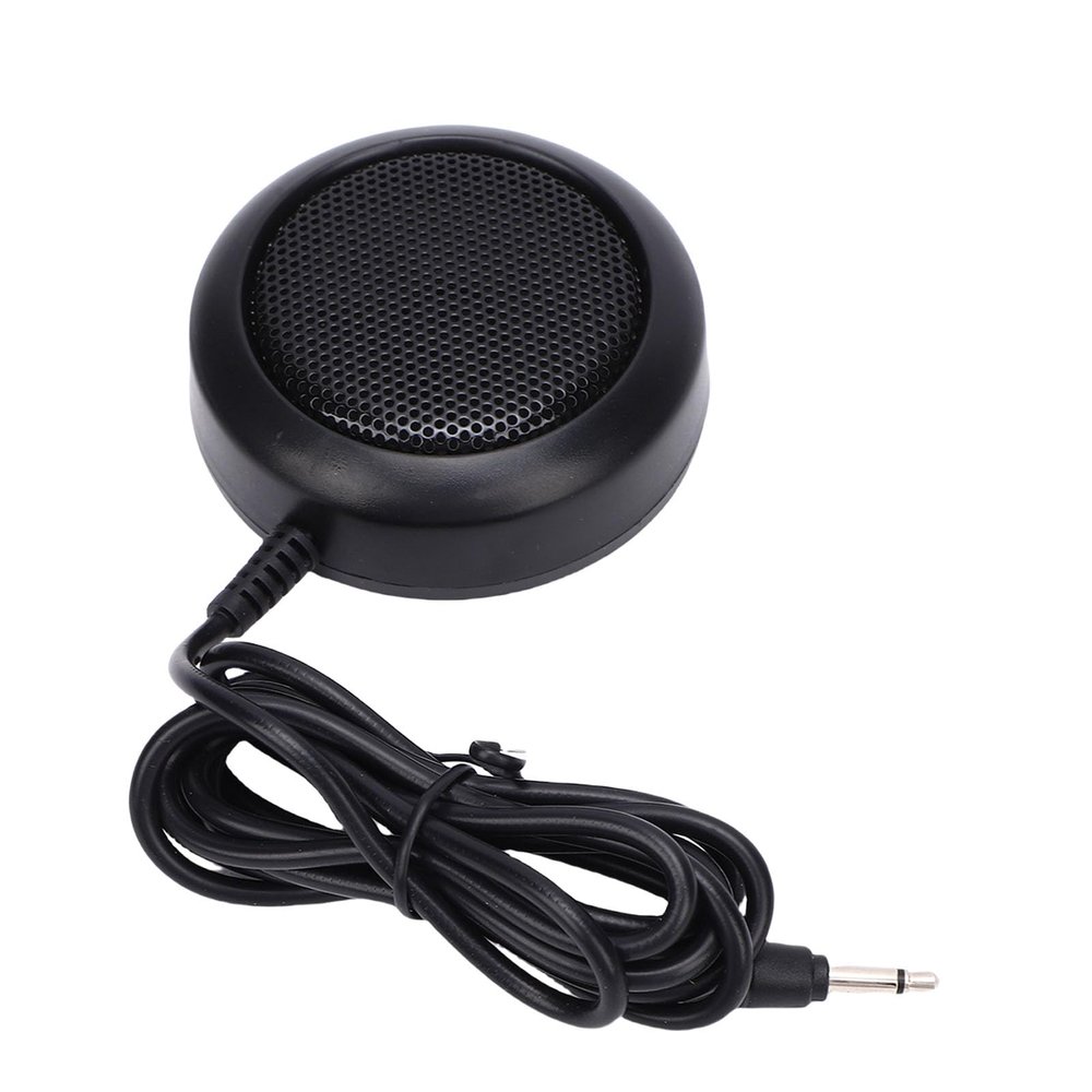 Hamwesh CB Radio Speaker, Compact 3.5 mm Plug, 1 W, External Speaker with Adhesive Mount