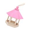 Cryfokt Wooden Birdhouse with Roof, Durable Design, Hanging Outdoor House, for the Garden, 1 Unit (PINK) view 2