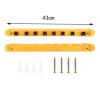 Okiyakusama Wooden Pool Cue Rack, 8-Hole Wall-Mounted Holder view 3