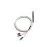 Waterproof Grounded K-Type Thermocouple Probe, PT100-Type Patch Surface Thermocouple, K/E-Type Cold-Compression Sensing Unit, Temperature Sensor, 5 mm/6 mm Round-Hole Probe (PT100, 4 m Cable) view 1
