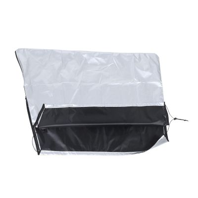 TOVINANNA Silver Oxford Cloth Folding Telescope Cover, Waterproof Outdoor Rain Protection